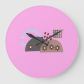 ボホモダンー・モノグラーム ラージ壁時計 (正面)