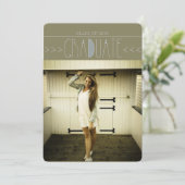 ボホモダン卒業サークル招待状 招待状 (スタンド正面)