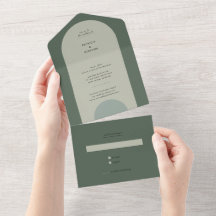 ボホモダン幾何学的アーチサージグリーン結婚ズ