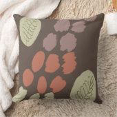 ボホモダン抽象芸術キリンオーガニックコラージュ クッション (ブランケット)