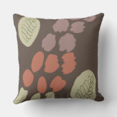 ボホモダン抽象芸術キリンオーガニックコラージュ クッション (裏面)