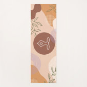 ボホモダン抽象芸術フェミニン ヨガマット (正面)