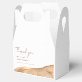 ボホモダン抽象芸術砂漠の赤ちゃんシャワーありがとう フェイバーボックス (オープン)