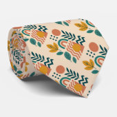 ボホモダン抽象芸術自然ウォールアート ネクタイ (ロール)