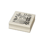 ボホモダン抽象芸術自然ウォールアート ラバースタンプ (スタンプ)