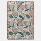 ボホモダン抽象芸術 スローブランケット (正面縦)