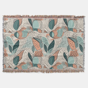 ボホモダン抽象芸術 スローブランケット