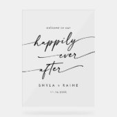 ボホモダン楽し澄んみア結婚クリル アクリルサイン (正面)