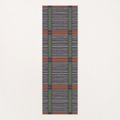 ボホモダン民族幾何学数々の海軍 ヨガマット (正面)