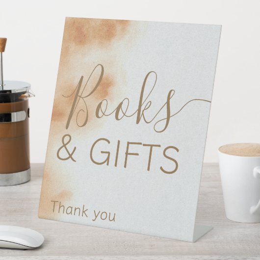 ボホモダン水彩絞り染めベビーブックギフト 台座サイン (インサイチュ)