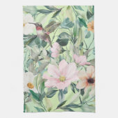 ボホモダン水彩野草 キッチンタオル (縦)