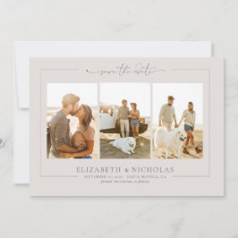 ボホモダン海ガラス | 3写真日付の保存 セーブザデート