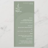 ボホモダン砂漠 |シンプルスクリプ結婚トのメニュー メニュー (正面)