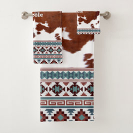 ボホモダン素朴ウエスタンコウィド バスタオルセット