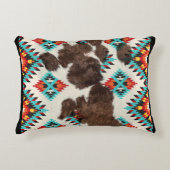 ボホモダン素朴南西部コウィド アクセントクッション (正面)