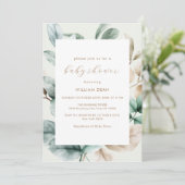 ボホモダン緑離れ子シャワー 招待状 (スタンド正面)