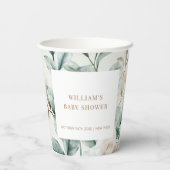 ボホモダン緑離れ子シャワー 紙コップ (裏面)