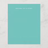 ボホモダン羽バジェットカラフルウェディング招待 (裏面)