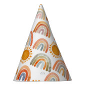 ボホモダン虹と太陽 パーティーハット (右)