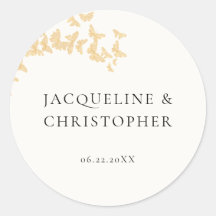 ボホモダン金ゴールド蝶ロマン結婚ティック