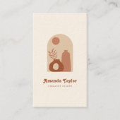 ボホモダン陶器内装デザインホームデコール 名刺 (正面)