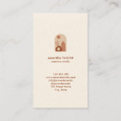 ボホモダン陶器内装デザインホームデコール 名刺 (裏面)