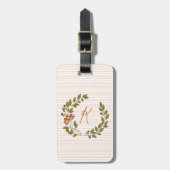 ボホモノグラムの ラゲッジタグ (正面縦)