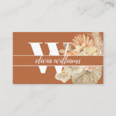 ボホモノグラムイベントプランナー結婚サロン事業 名刺 (正面)