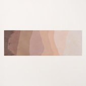 ボホモノグラム山脈&フォレストピンク ヨガマット (裏面(横))