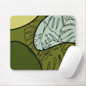 ボホモンステラ葉 マウスパッド (マウス)