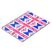 ボホユニオンジャック ノートブック (左側)