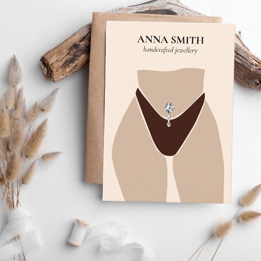 ボホユニークベリーボタン貫通表示かわいいバス 名刺