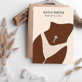 ボホユニークベリーボタン貫通表示かわいい 名刺