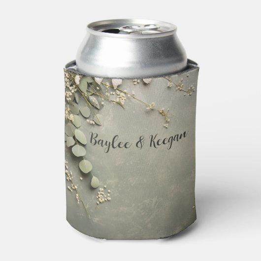 ボホユーカリとベビーブレスセージクーラーボックス 缶クーラー (缶正面)