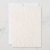 ボホユーカリエレガントプサパスグラスブライダルシャワー 招待状 (裏面)