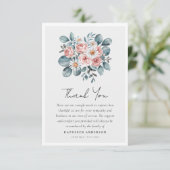 ボホユーカリフローラ悔やみや弔慰葬儀 サンキューカード (スタンド正面)