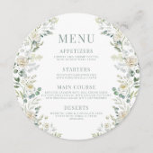 ボホユーカリフローラ結婚ズラウンドフラットメニュー メニュー (正面)