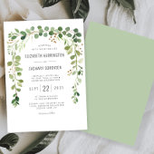 ボホユーカリプトゥス結婚アーチズ 招待状