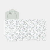 ボホユーカリ模様ほこりっぽいブルー結婚ズ フェイバーボックス (折り畳みなし)