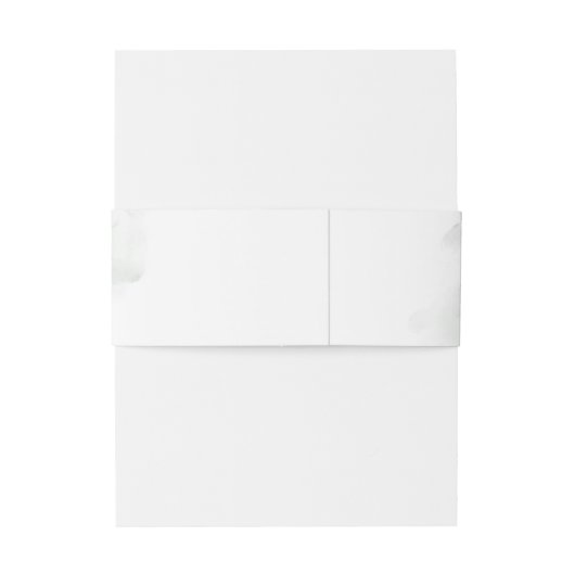 ボホユーカリ緑の枝フェイク金ゴールド枠 招待状ベリーバンド (裏面例)