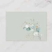 ボホユーカリ葉パイバシャワーおむつラッフル エンクロージャーカード (裏面)