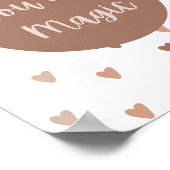 ボホユー感動的アア魔法子供部屋アートプリント ポスター (角)