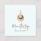 ボホヨガエネルギーヒーラーシテリア スクエア名刺 (正面)