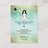 *~*ボホヨガ女神シアルムーン魔法三眼 名刺 (裏面)