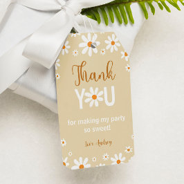 ボホライトデイジー1st誕生日サンキューギフトラベル ギフトタグ