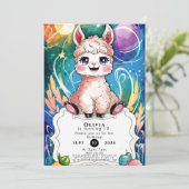 ボホラカラフルマ誕生日 招待状 (スタンド正面)