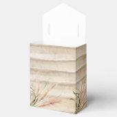 ボホラスティックパンパスグラス結婚式の引き出物ボックス フェイバーボックス (オープン)