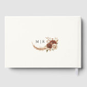 ボホラスティテラコッタ結婚フローラズゲストブック ゲストブック (裏面)