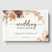 ボホラスティテラコッタ結婚フローラズゲストブック ゲストブック (正面)