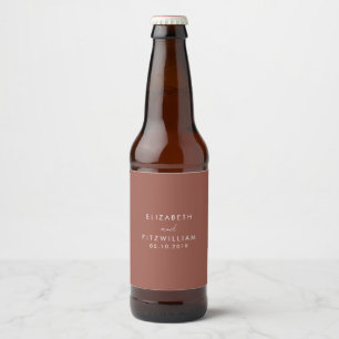 ボホラストメープル結婚のビールボトルラベル ビールラベル